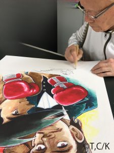 ちば先生原作サイン風景１